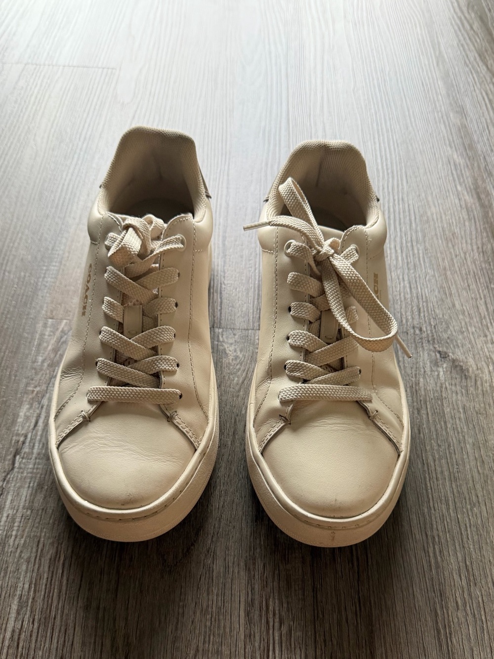 Coach Low Top Leather Sneakers